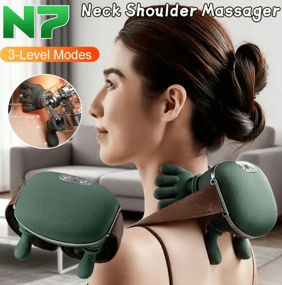 Shoulder & Neck Massager – Electric Kneading Massager for Pain Relief